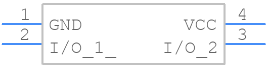 PESD2ETH100T-QR - Nexperia - PCB symbol