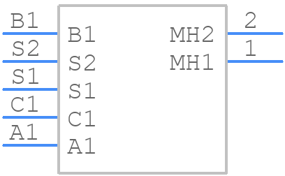 E33-VT6C2-M03T - ELMA - PCB symbol