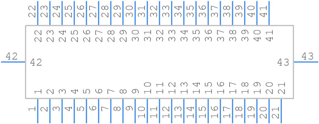 10162581-3134141LF - Amphenol - PCB symbol
