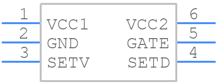 MAX6820UT+ - Analog Devices - PCB symbol