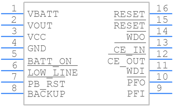 LTC1235CN#PBF - Analog Devices - PCB symbol
