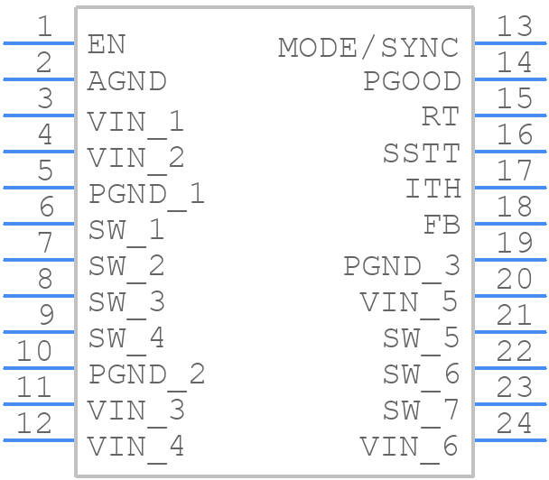 LTC3313JV#WTRMPBF - Analog Devices - PCB symbol