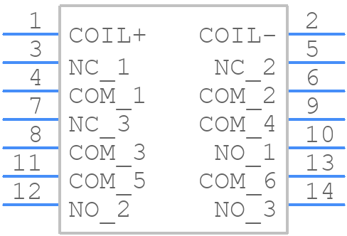 SFS6-DC12V - Panasonic - PCB symbol