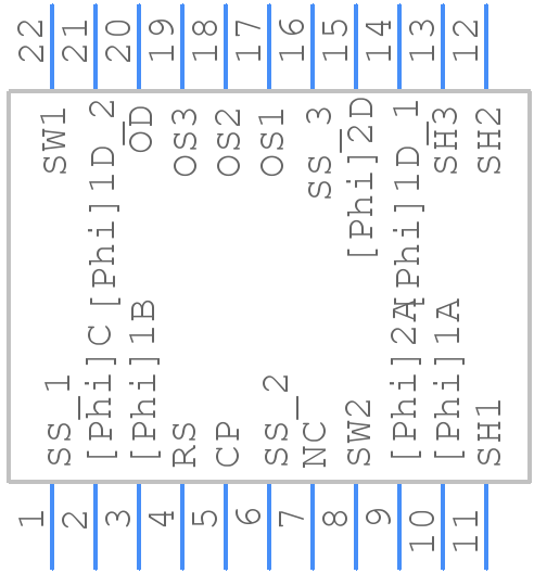 TCD2919BFG - Toshiba - PCB symbol