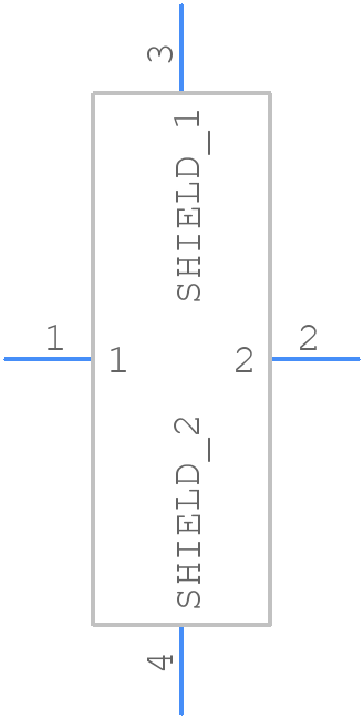IHLE4040DDEW100M5A - Vishay - PCB symbol