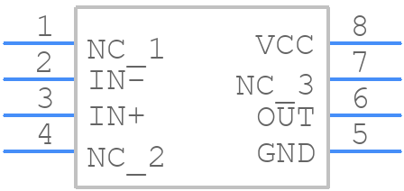 TL714CPE4 - Texas Instruments - PCB symbol