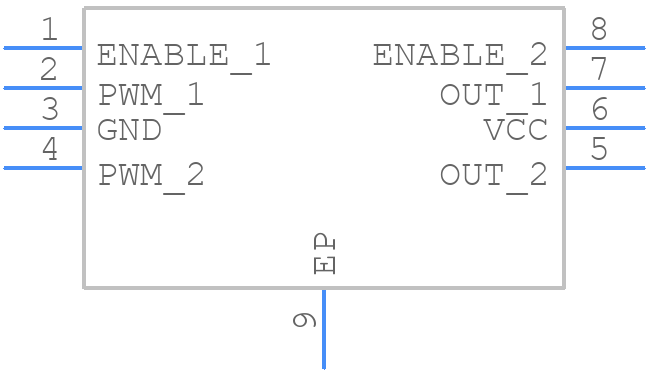 PM8834M - STMicroelectronics - PCB symbol