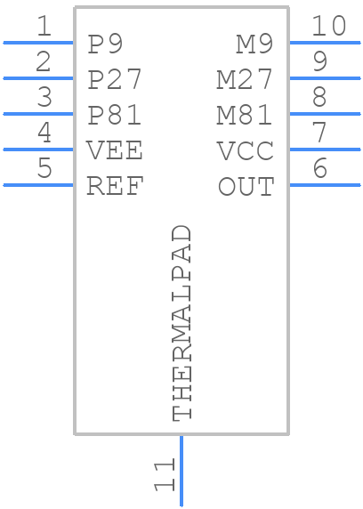LT1996CDD#PBF - Analog Devices - PCB symbol