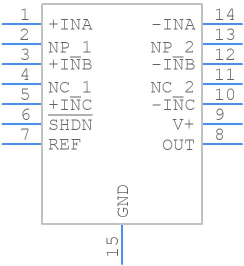 LT1997HDF-3#PBF - Analog Devices - PCB symbol