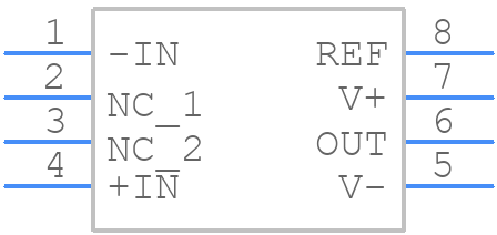 LT1990IMS8-10#PBF - Analog Devices - PCB symbol