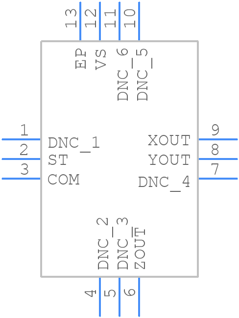 ADXL316WBCSZ-RL7 - Analog Devices - PCB symbol
