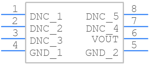LT1389ACS8-1.25#PBF - Analog Devices - PCB symbol