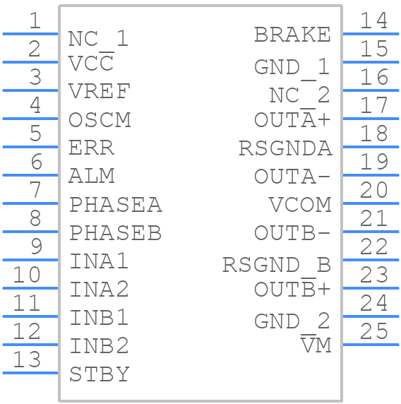 TB67S141HG - Toshiba - PCB symbol