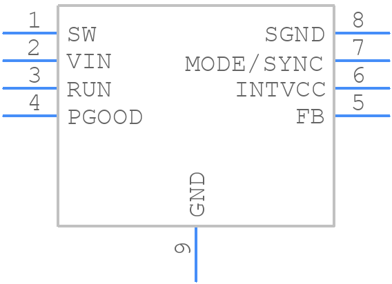 LTC3621HMS8E-2#PBF - Analog Devices - PCB symbol