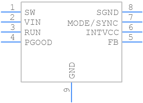 LTC3621HMS8E#PBF - Analog Devices - PCB symbol