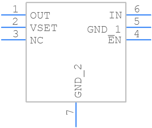 TPS728330185DRVT - Texas Instruments - PCB symbol