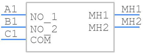 EVQVXM00112B - Panasonic - PCB symbol