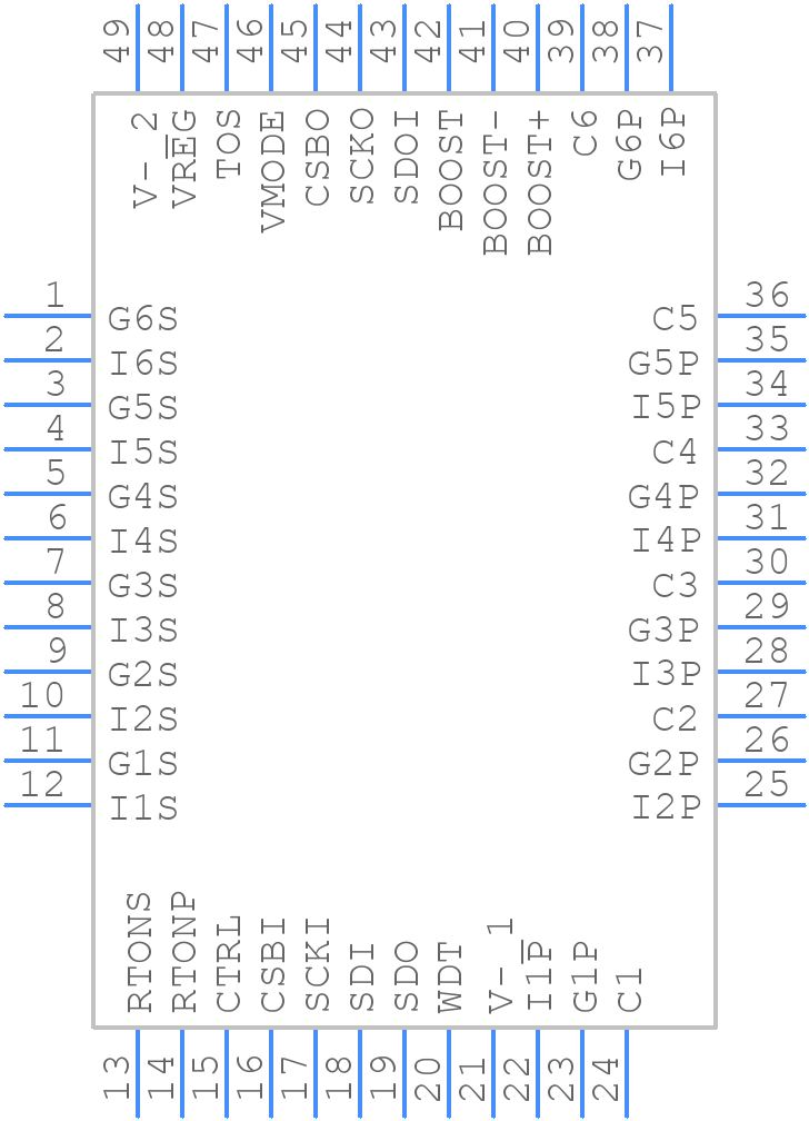 LTC3300IUK-1#PBF - Analog Devices - PCB symbol