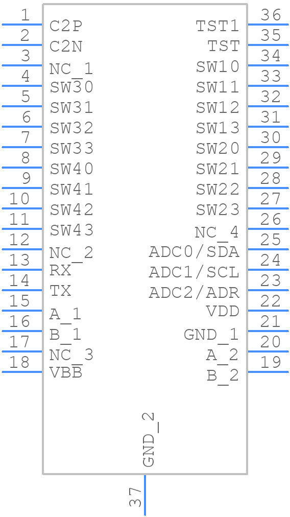 NCV78343DQ0R2G - onsemi - PCB symbol