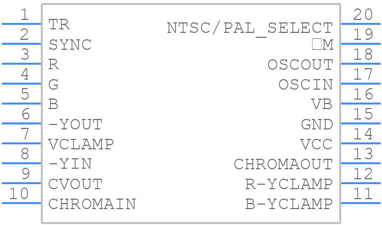 MC1377-P - Motorola - PCB symbol