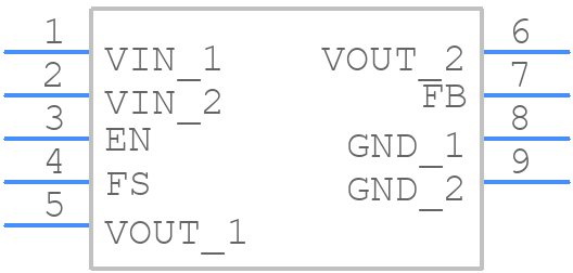 MUN24AD01-SH - Delta Electronics - PCB symbol