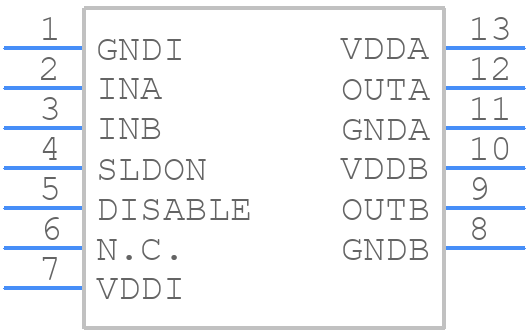 2EDF7275KXUMA1 - Infineon - PCB symbol