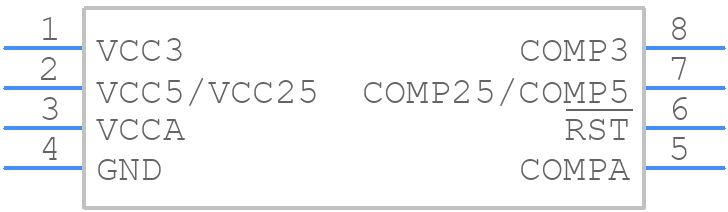 LTC1727EMS8-2.5 - Analog Devices - PCB symbol