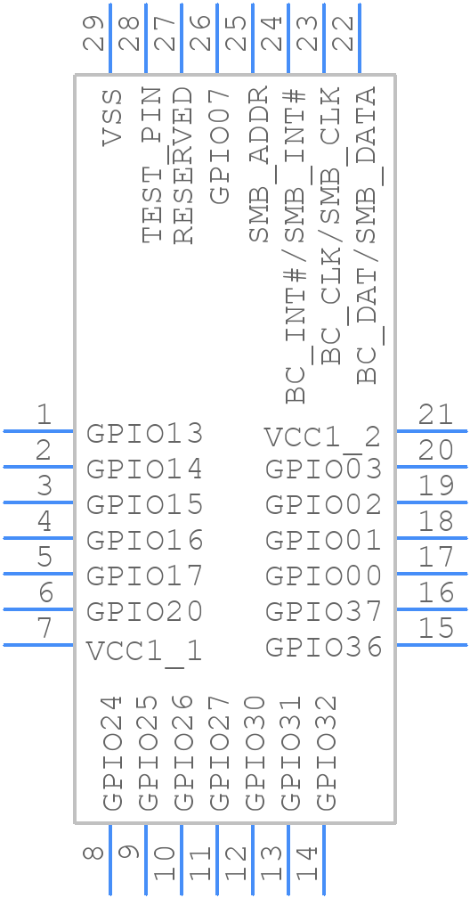 ECE1088-DZK - Microchip - PCB symbol