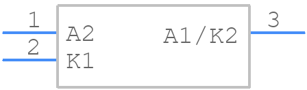 BAR43SFILM - STMicroelectronics - PCB symbol