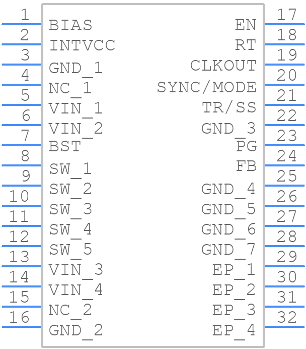 LT8640SIV-2#PBF - Analog Devices - PCB symbol