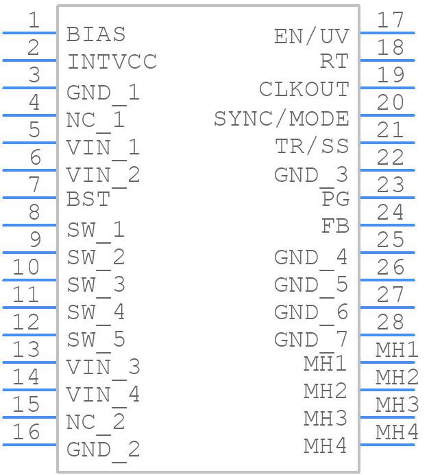 LT8640SHV-2#PBF - Analog Devices - PCB symbol