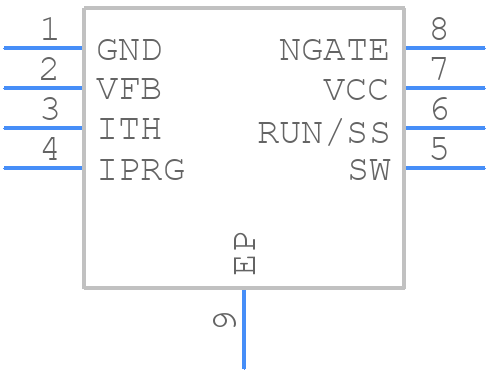 LTC3873EDDB#TRMPBF - Analog Devices - PCB symbol