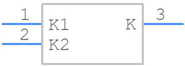 PESD5V0S2BT-QR - Nexperia - PCB symbol