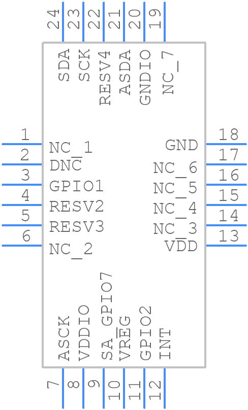 BHI160B - BOSCH - PCB symbol