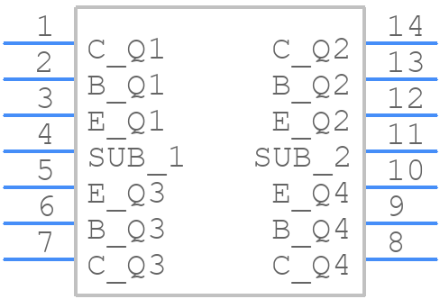 THAT340S14-U - THAT CORPORATION - PCB symbol