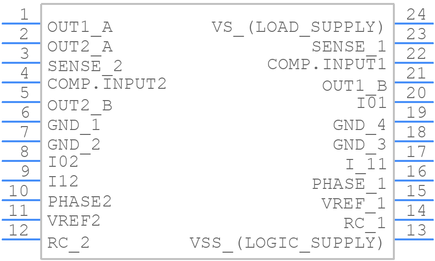 E-L6219DS - STMicroelectronics - PCB symbol