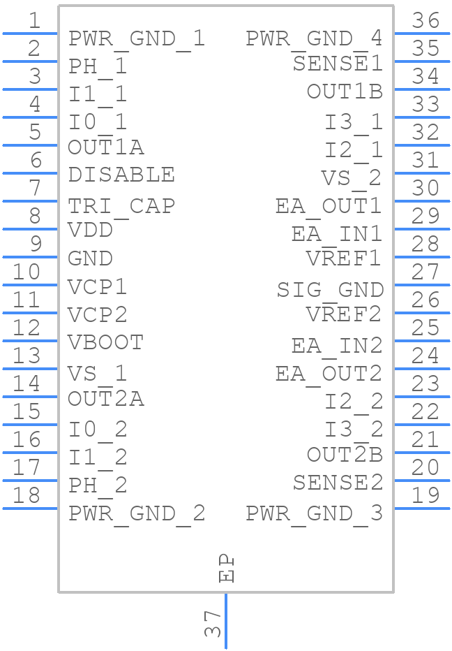 E-L6258E - STMicroelectronics - PCB symbol
