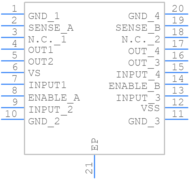 L298P - STMicroelectronics - PCB symbol
