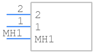 50-36-2457 - Molex - PCB symbol