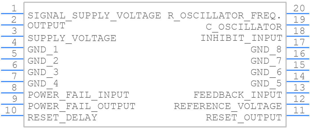 L4963D - STMicroelectronics - PCB symbol