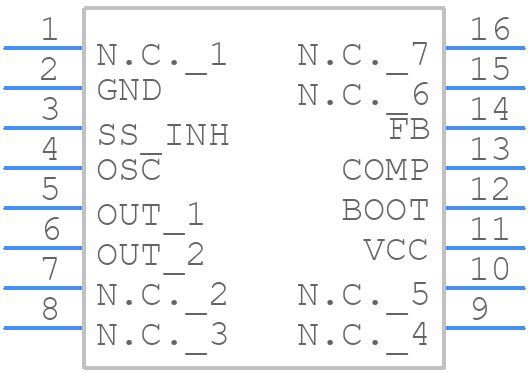 L4971D - STMicroelectronics - PCB symbol
