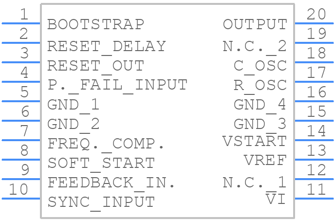 L4972A - STMicroelectronics - PCB symbol