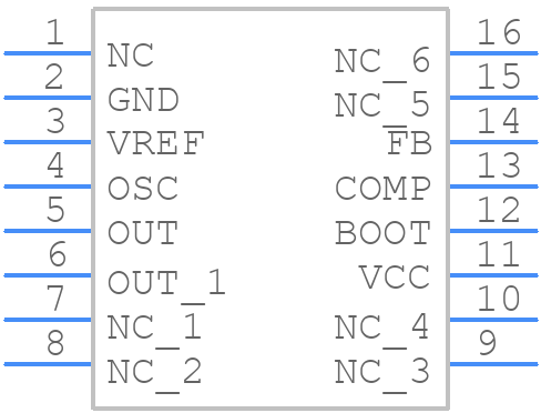 L4976D - STMicroelectronics - PCB symbol