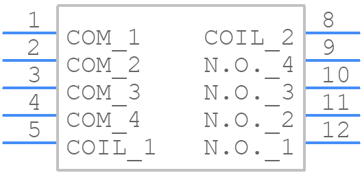 AHER3191 - Panasonic - PCB symbol