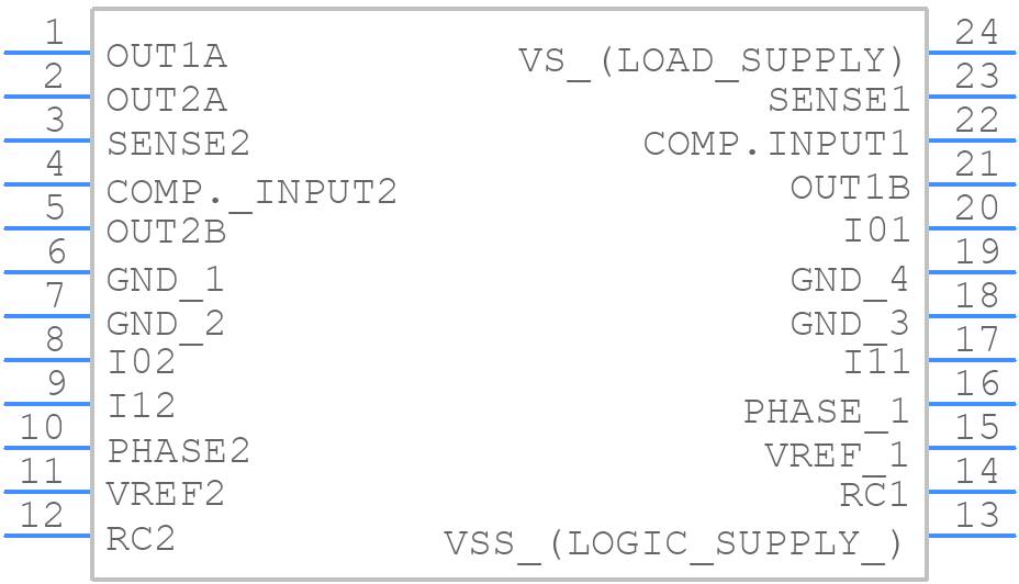 L6219 - STMicroelectronics - PCB symbol