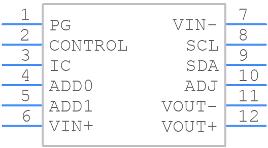 Ag7010 - Silvertel - PCB symbol