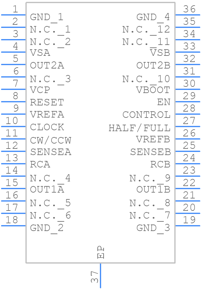 L6228PDTR - STMicroelectronics - PCB symbol