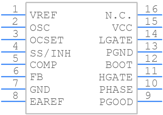 L6910 - STMicroelectronics - PCB symbol