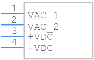 LS240D12R - CRYDOM - PCB symbol
