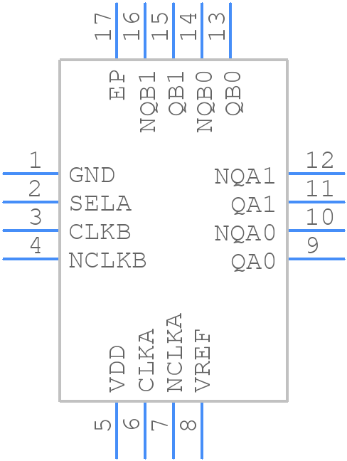 8P34S2102NLGI - Renesas Electronics - PCB symbol
